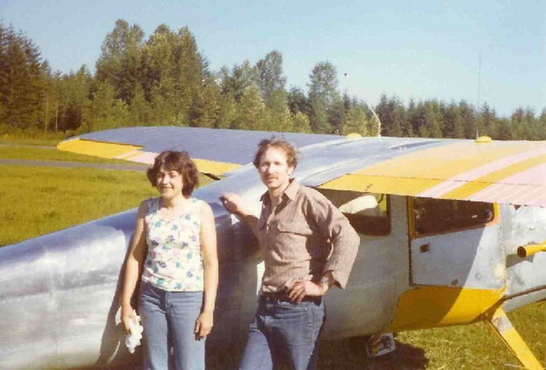 Pat and Ron in 1977